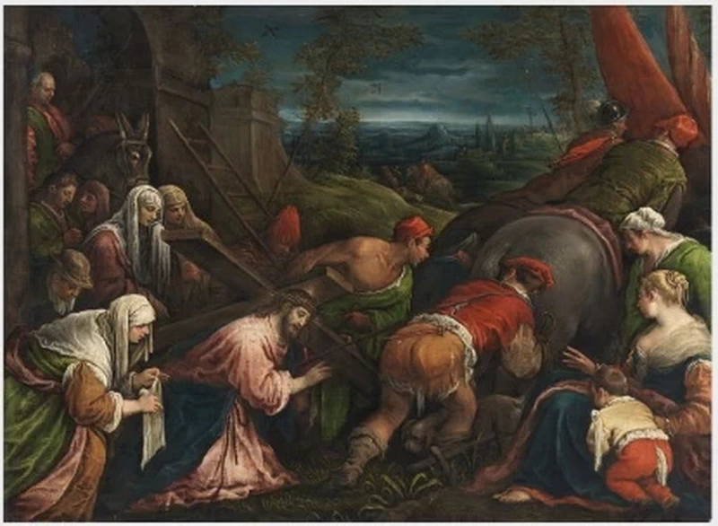 19-Cristo cade sotto la croce-National Gallery of Ireland